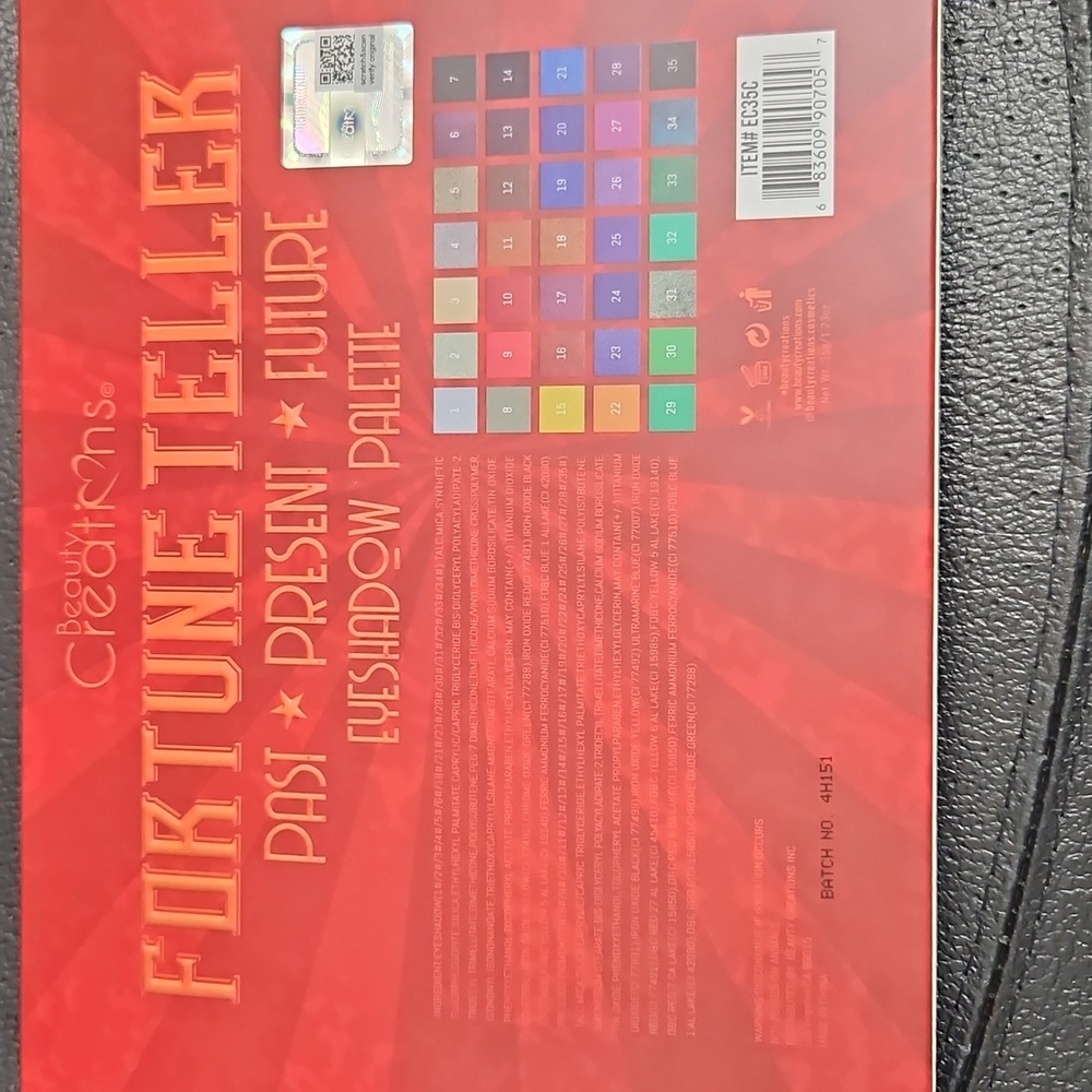 Beauty creations fortune teller eye shadow palette - Picture 5 of 12